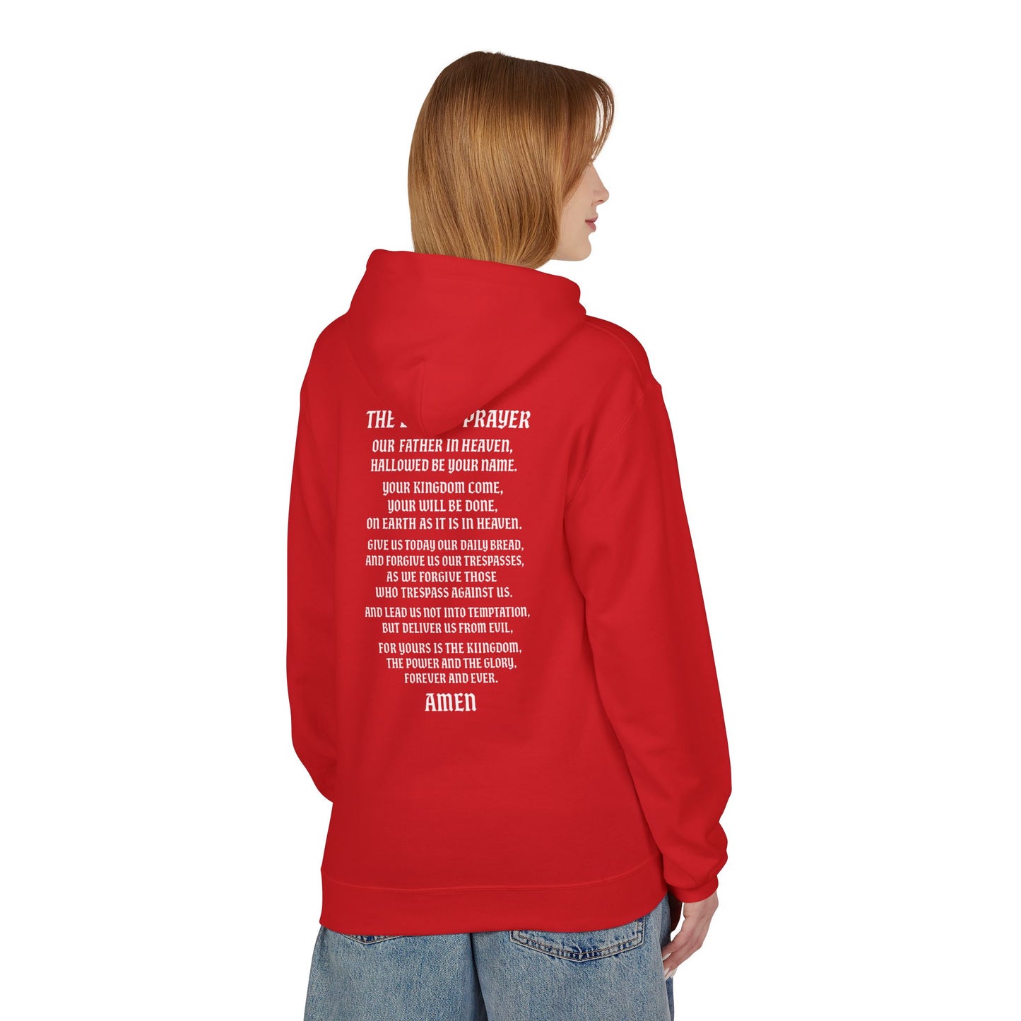 Servant of God™ Hoodie — Lord’s Prayer (white text)