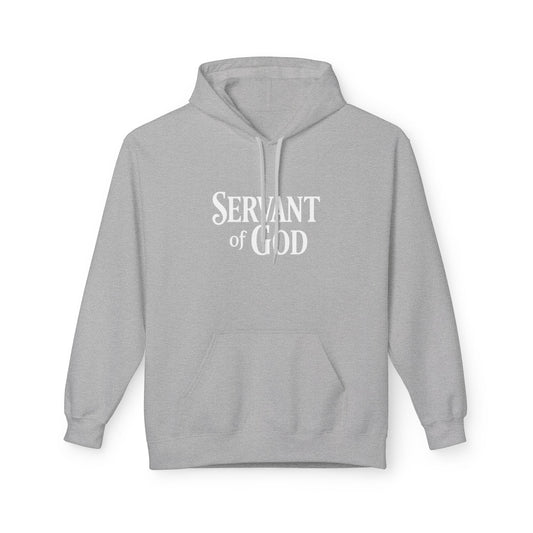 Servant of God Hoodie — Lord’s Prayer Christian Pullover (White Lettering)
