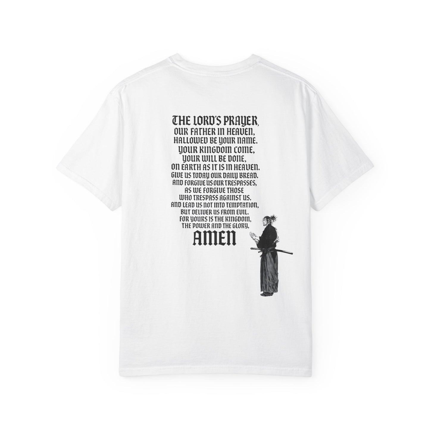 Prayer Warrior, Musashi T-Shirt— "Lord’s Prayer" Graphic