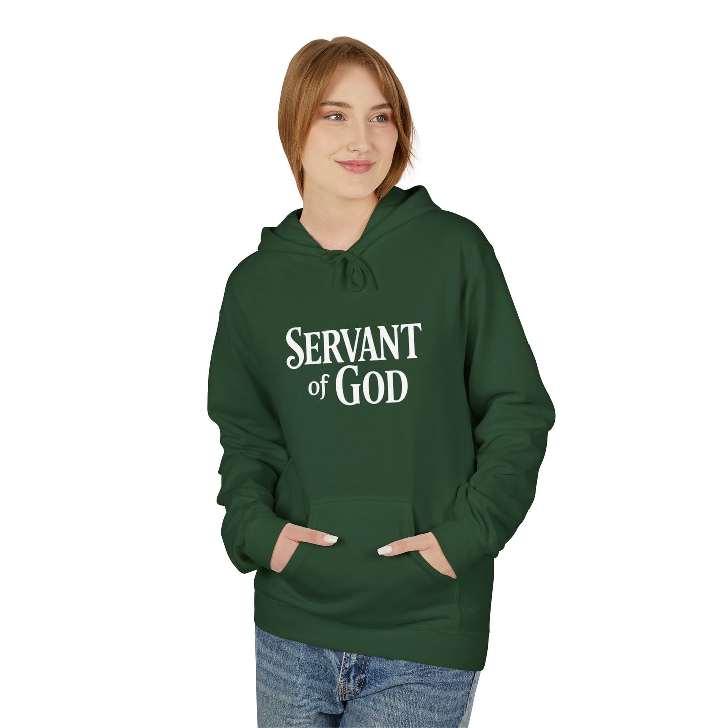 Servant of God™ Hoodie — Lord’s Prayer (white text)