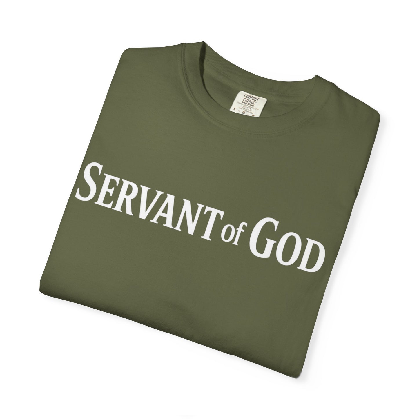 Servant of God T-Shirt — Cross & Praying Hands Faith Tee