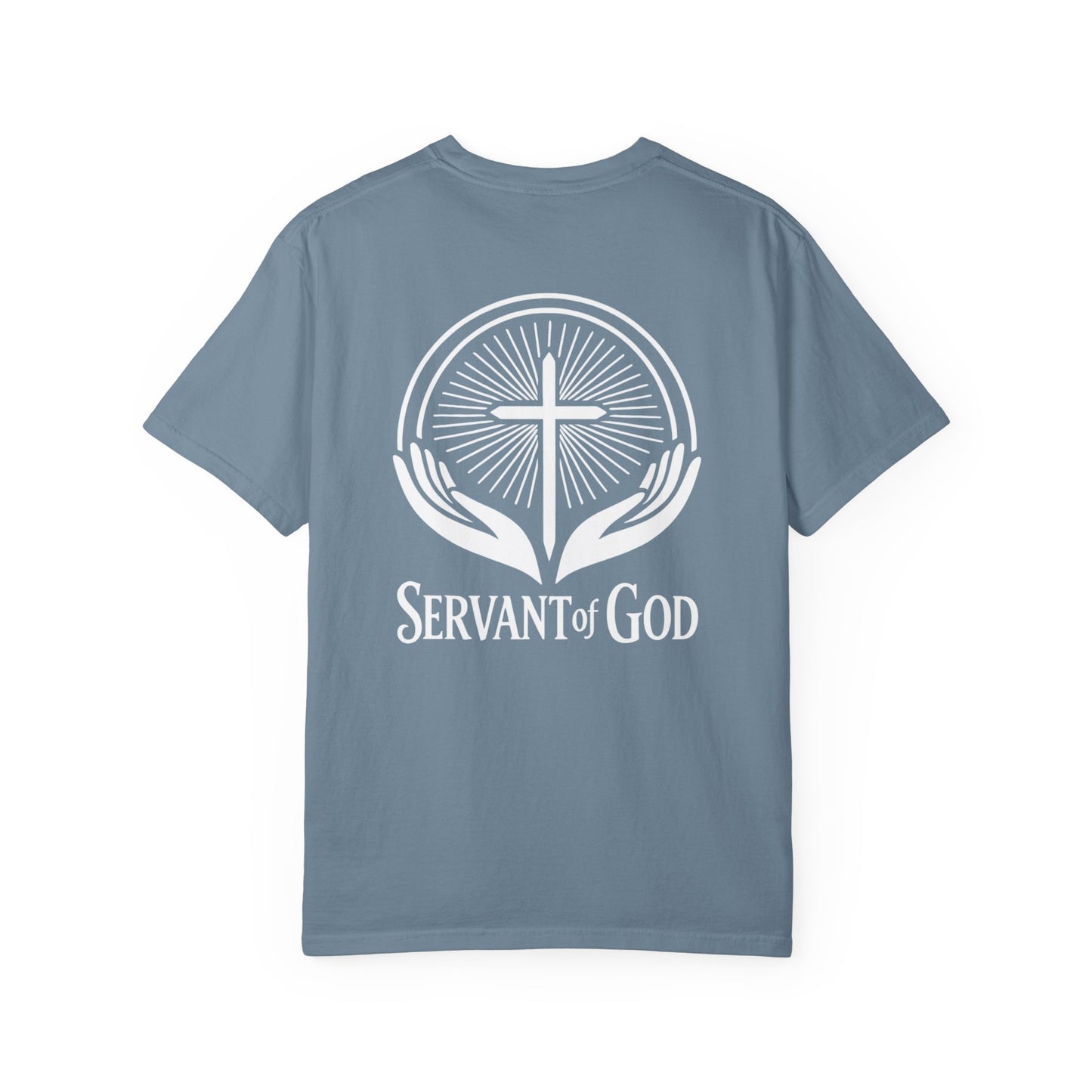 Servant of God T-Shirt — Cross & Praying Hands Faith Tee