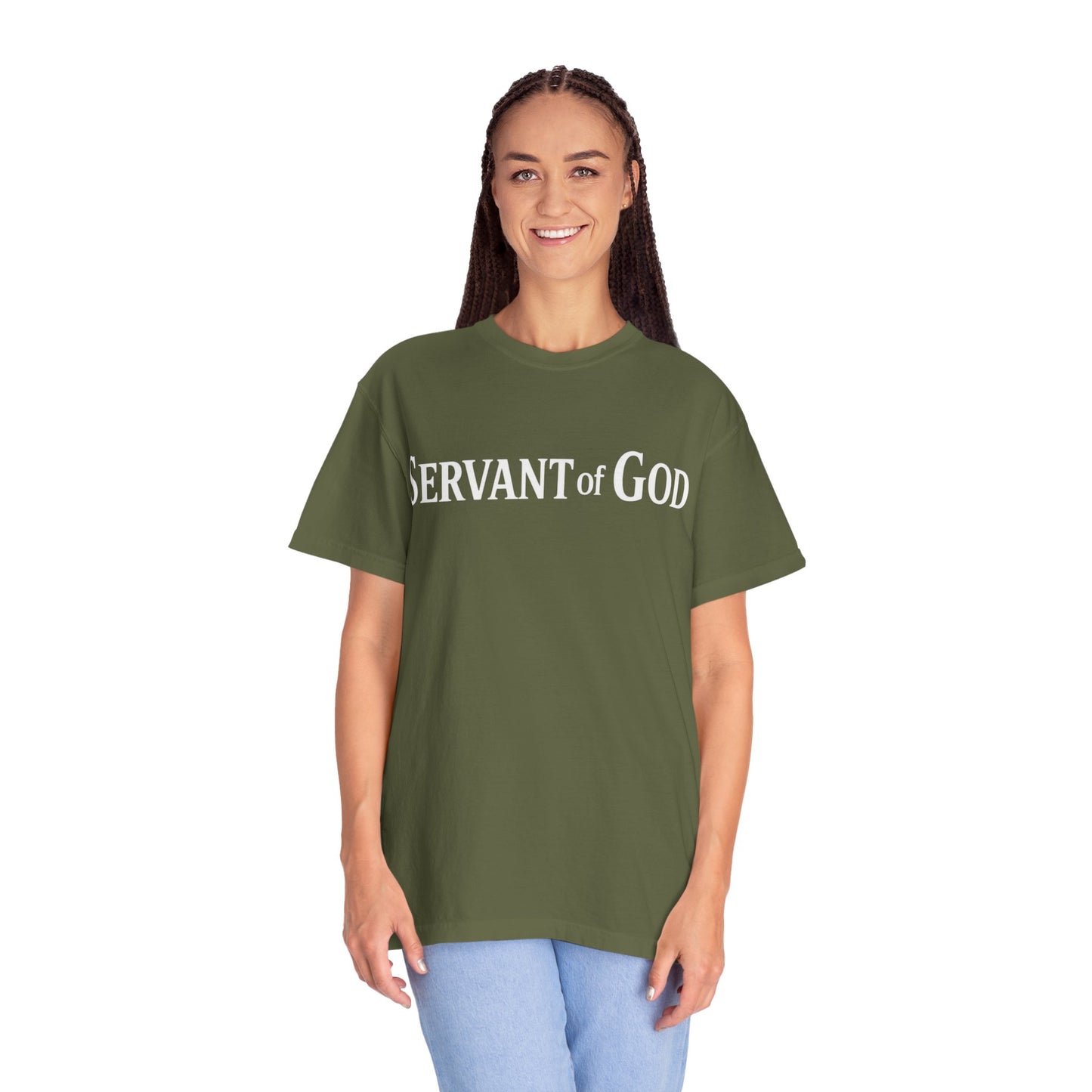 Servant of God T-Shirt — Cross & Praying Hands Faith Tee