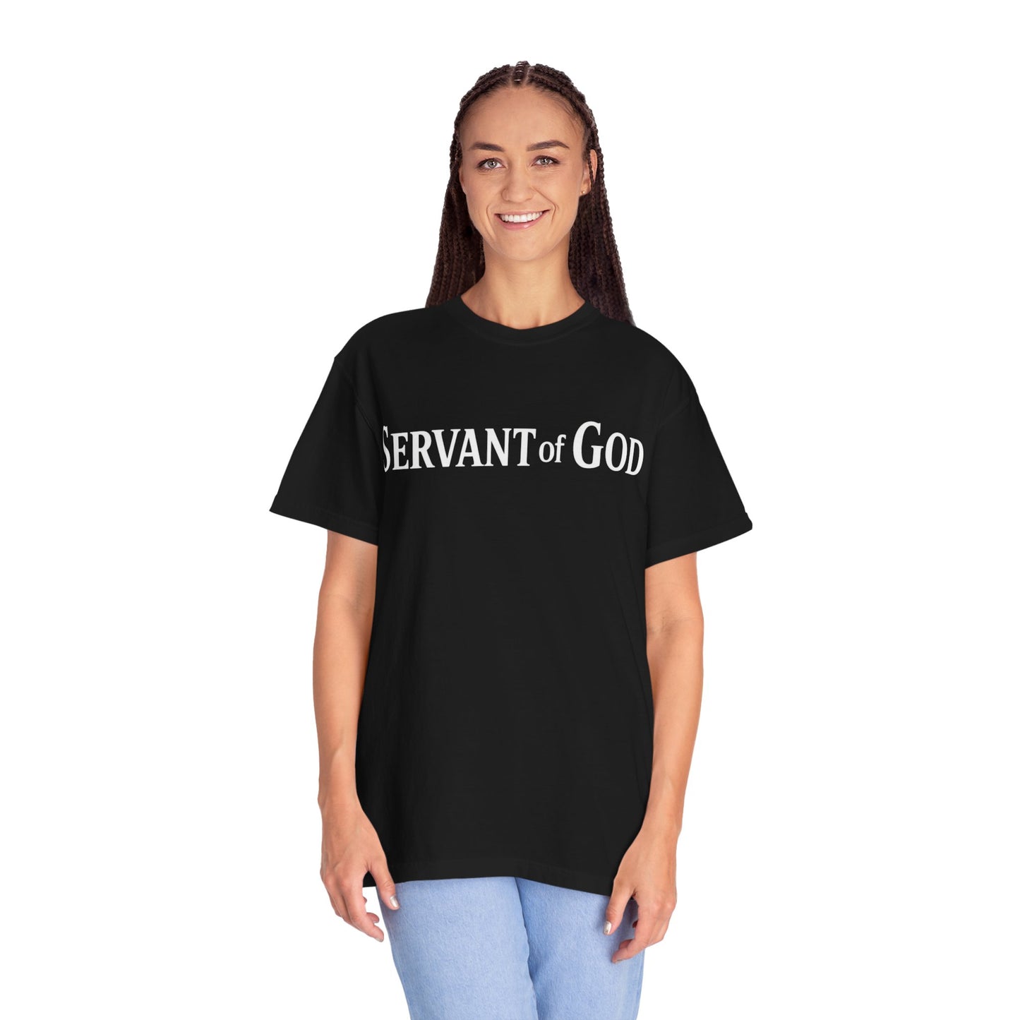 Servant of God T-Shirt — Cross & Praying Hands Faith Tee