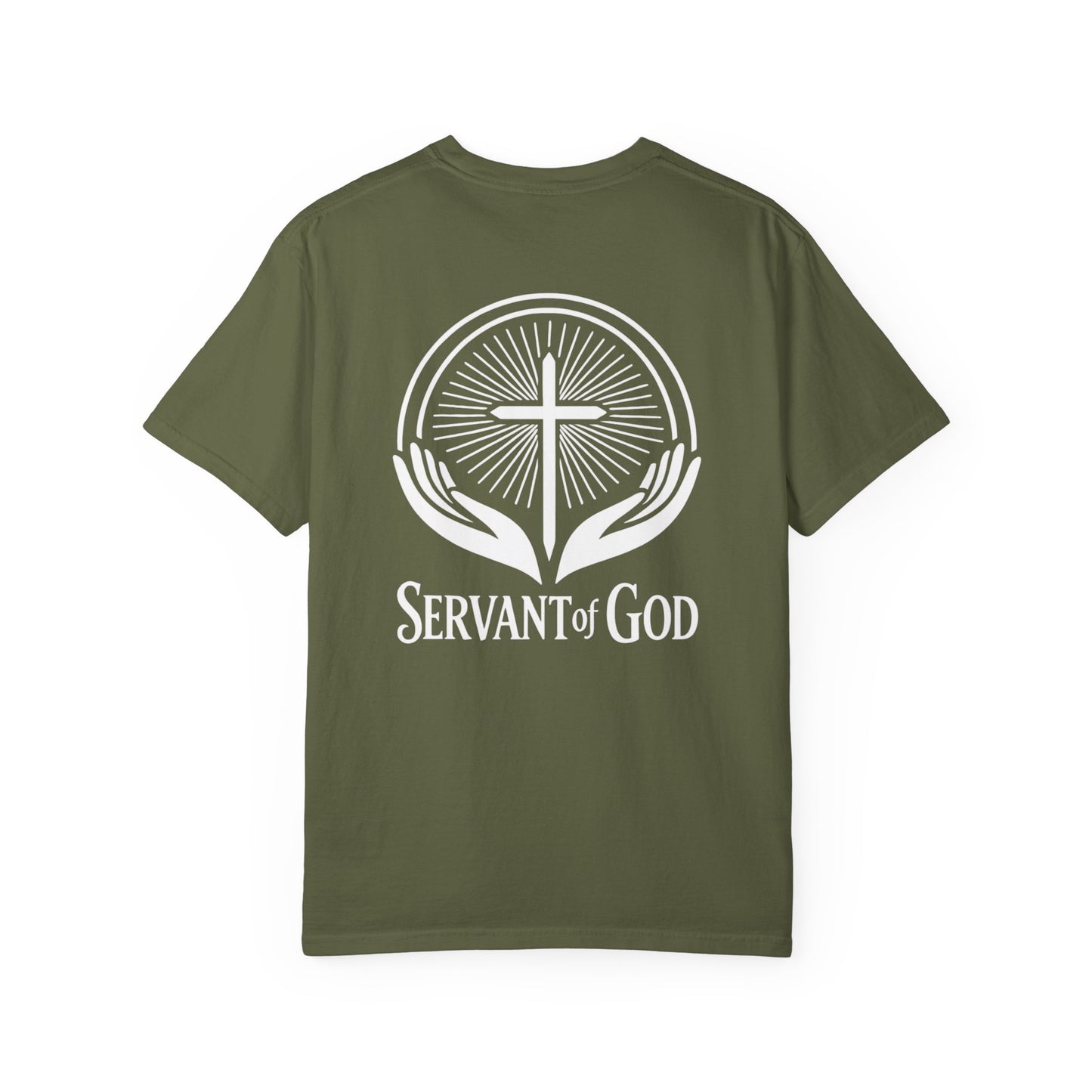 Servant of God T-Shirt — Cross & Praying Hands Faith Tee