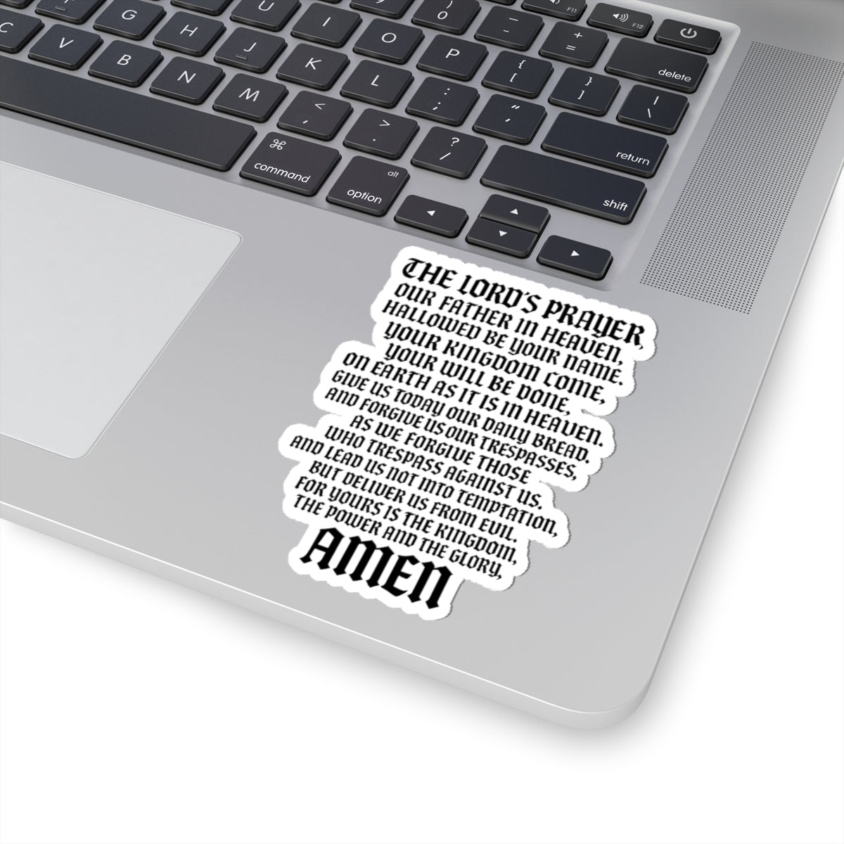 Lord’s Prayer Sticker — Inspirational Faith Decal