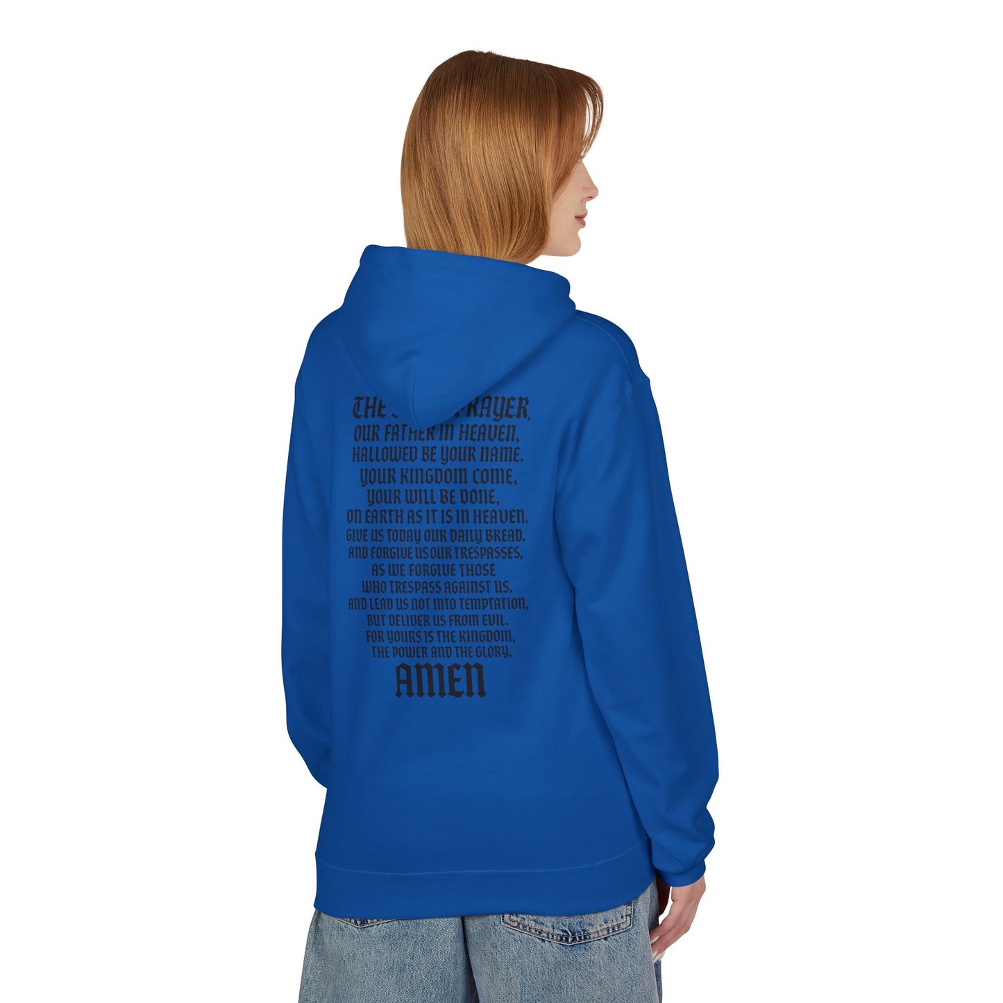 Servant of God™ Hoodie — Lord's Prayer (black text)