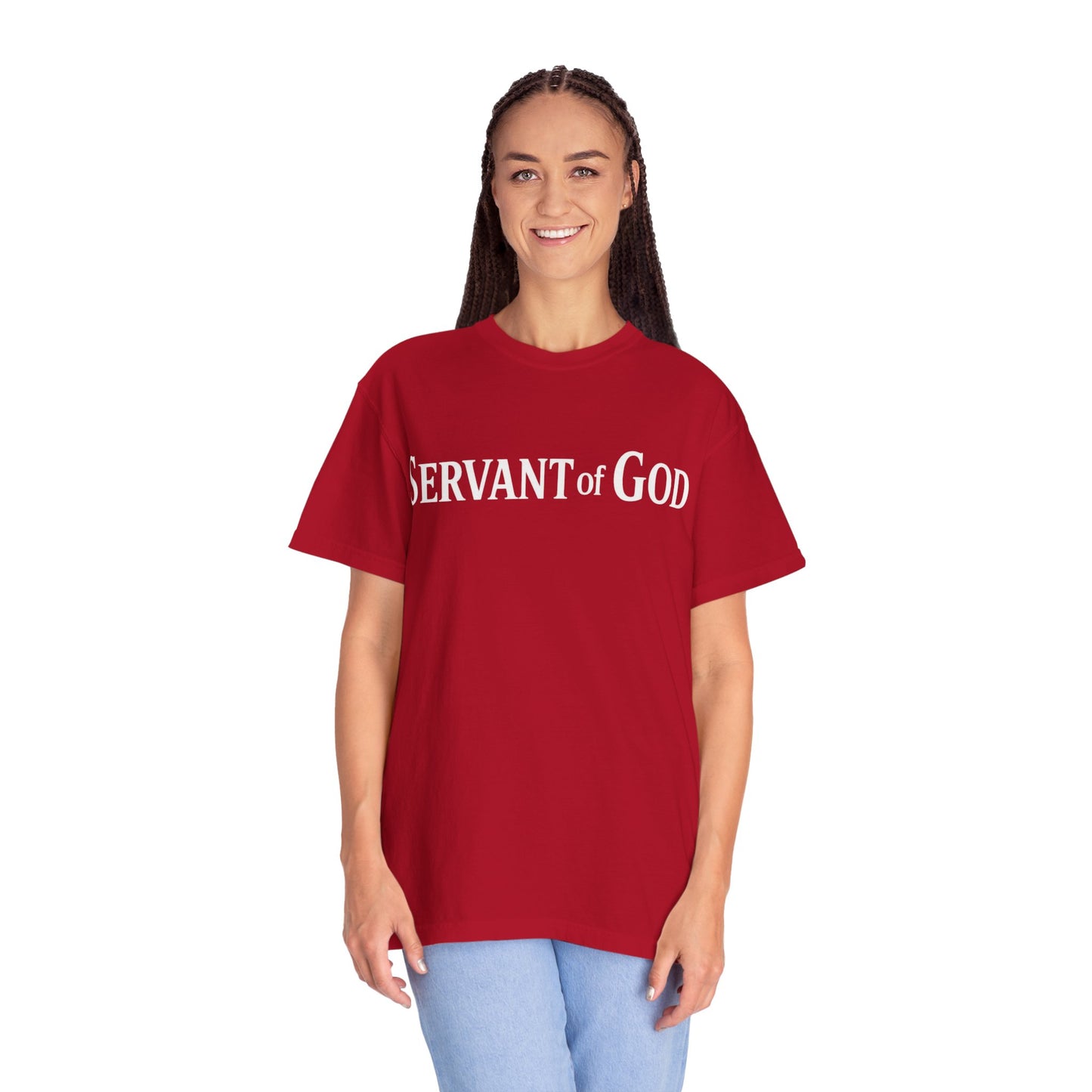 Servant of God T-Shirt — Cross & Praying Hands Faith Tee