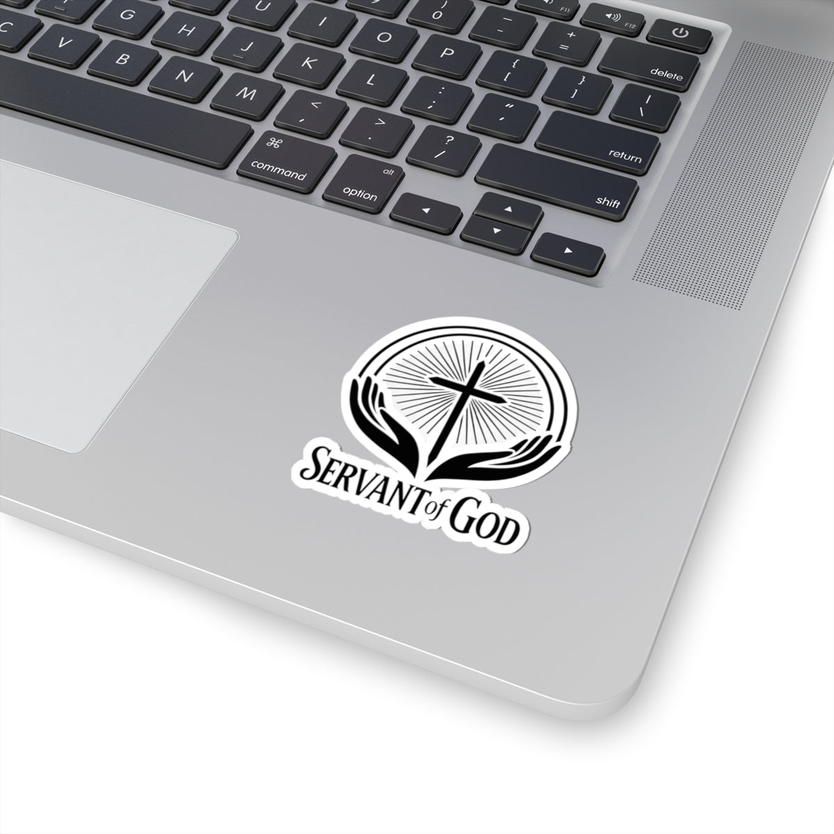 Servant of God Logo Sticker (Black)