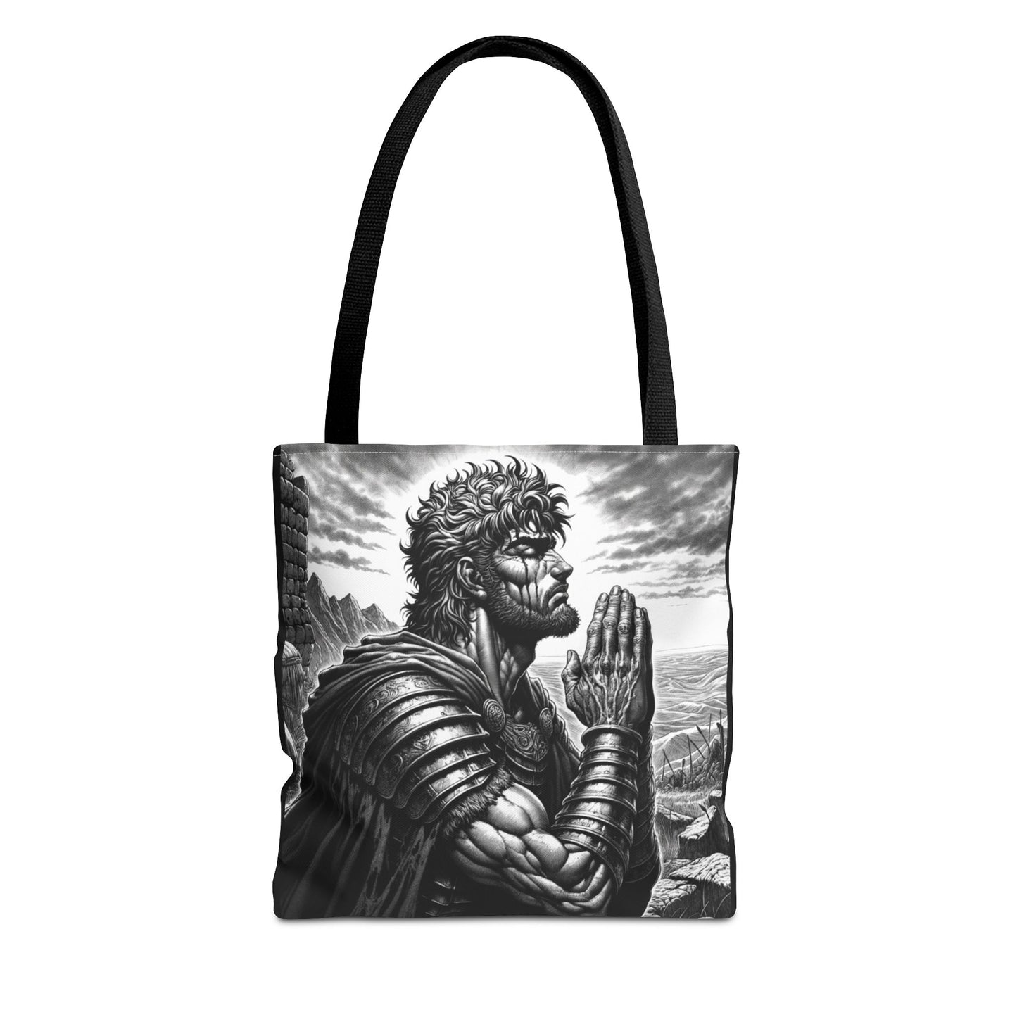 Servant of God Tote Bag | Prayer Graphic