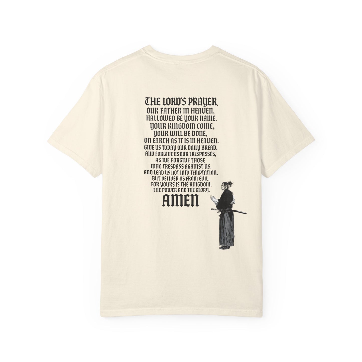 Musashi Prayer Warrior T-Shirt — "Lord’s Prayer" Graphic