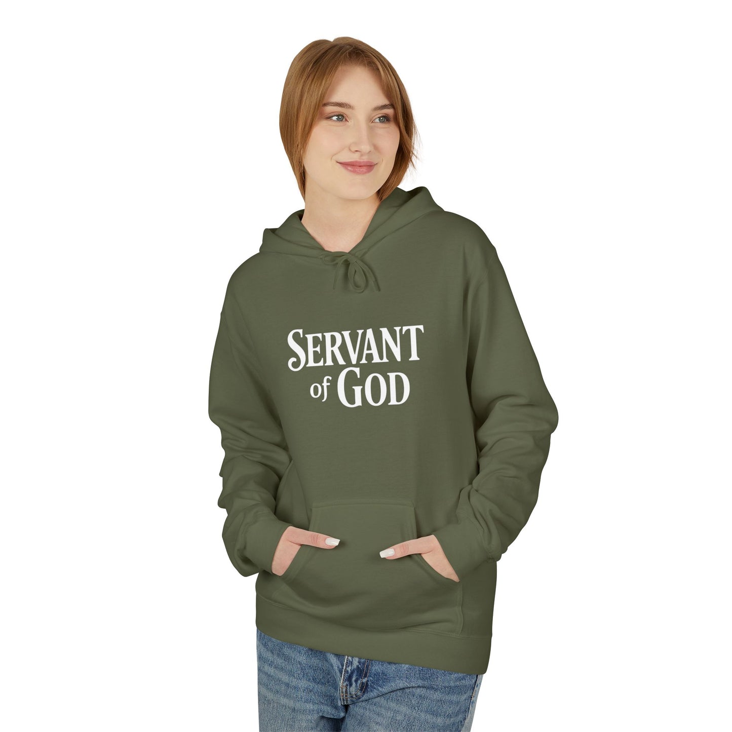 Servant of God™ Hoodie — Lord’s Prayer (white text)