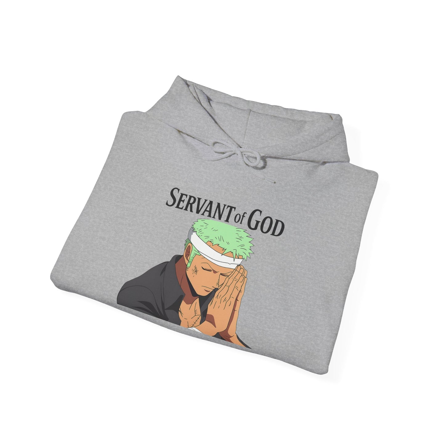 Prayer Warrior Samurai Hoodie — Servant of God Anime Faith Hoodie with The Lord’s Prayer