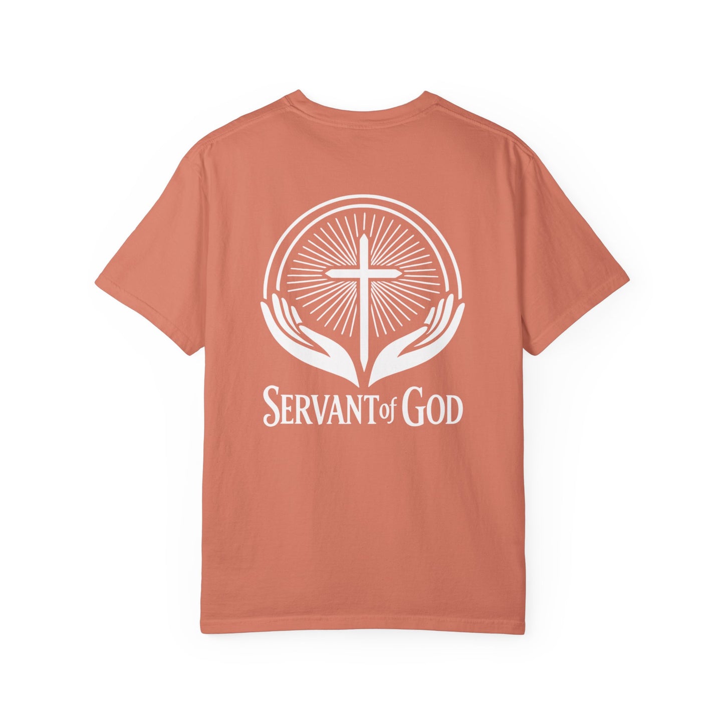 Servant of God T-Shirt — Cross & Praying Hands Faith Tee