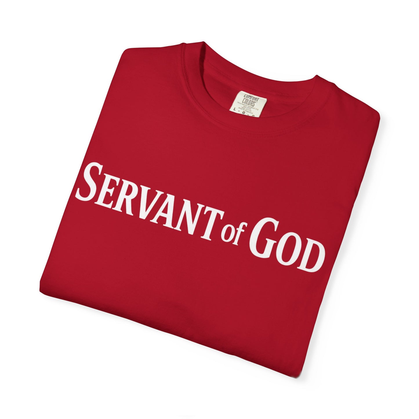 Servant of God T-Shirt — Cross & Praying Hands Faith Tee