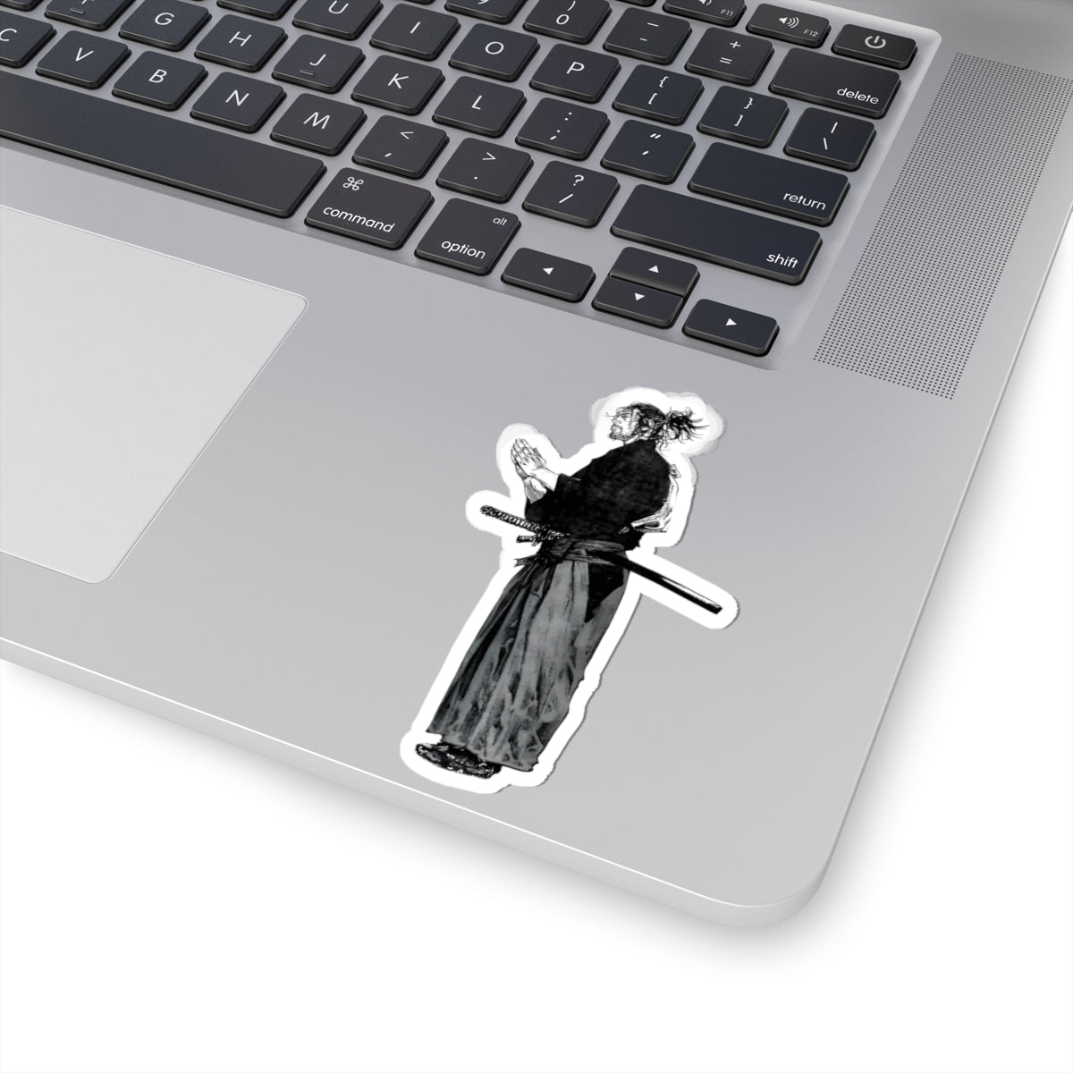 Prayer Warrior Sticker — Musashi Samurai