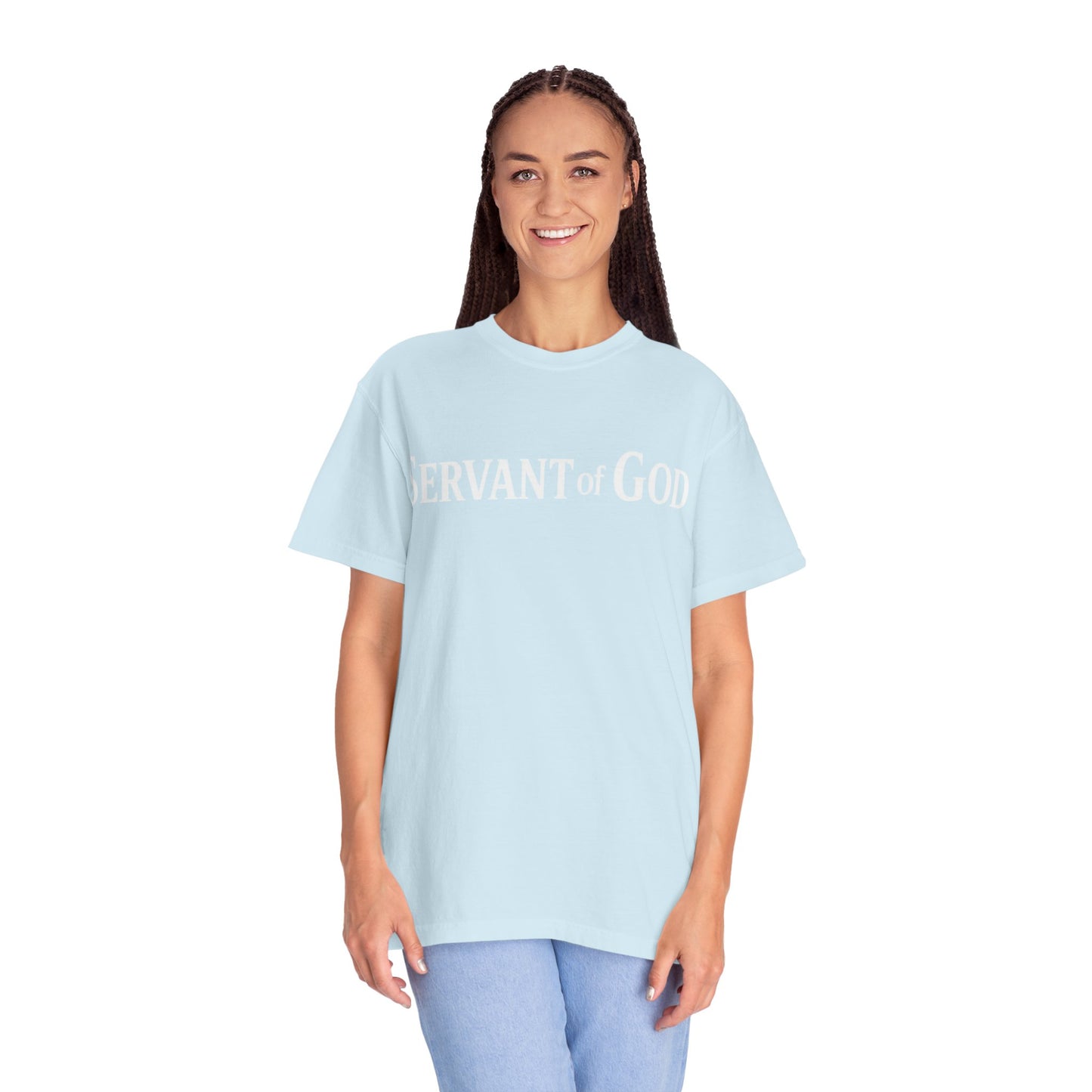 Servant of God T-Shirt — Cross & Praying Hands Faith Tee