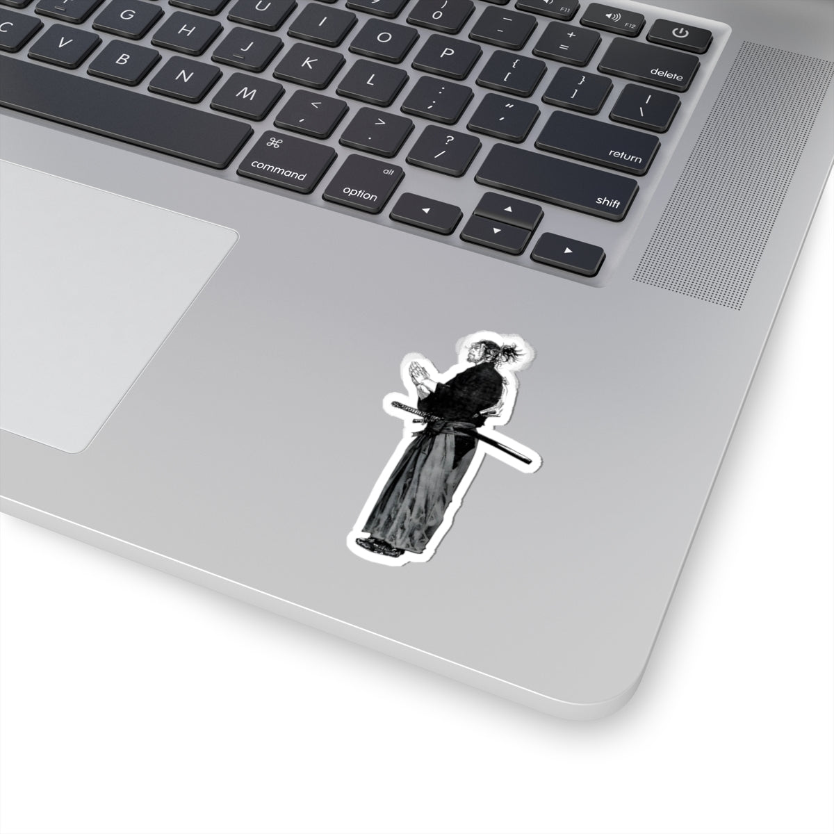 Prayer Warrior Sticker — Musashi Samurai