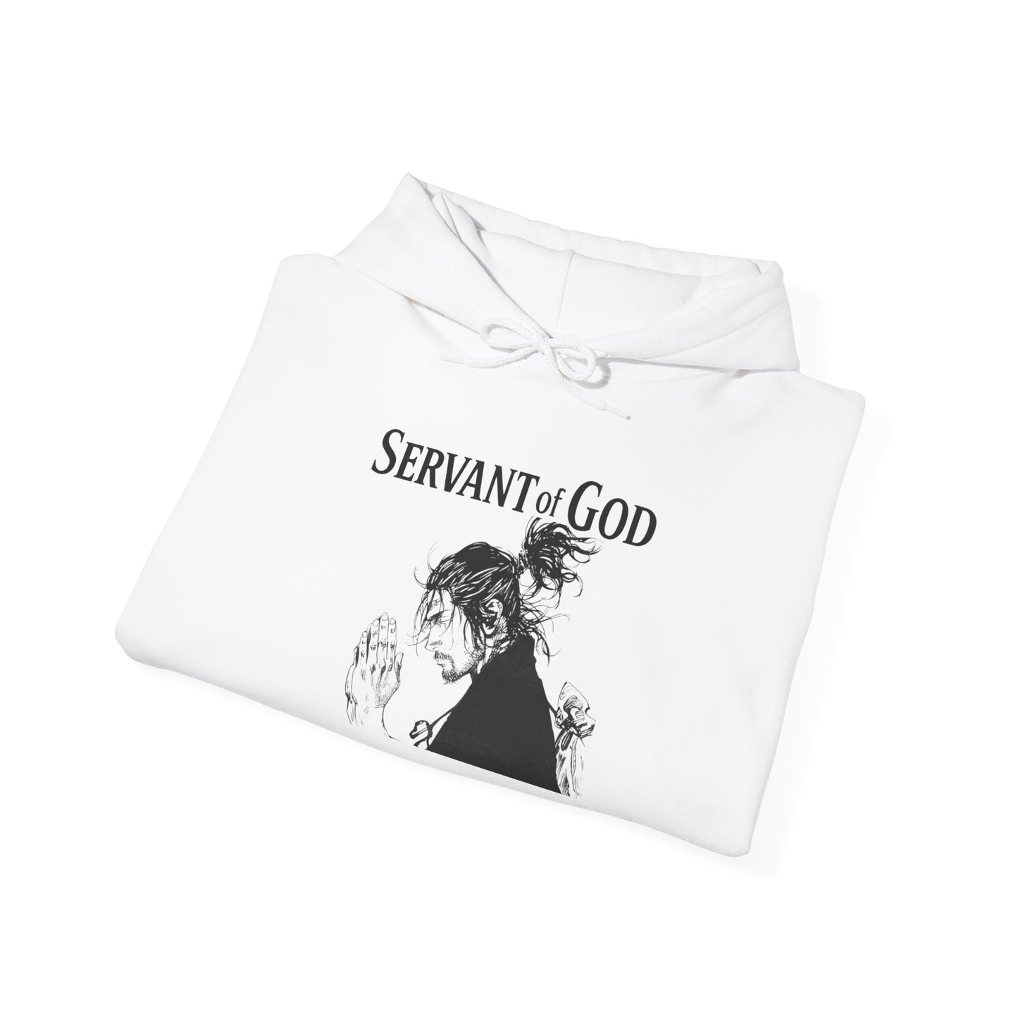 Prayer Warrior Samurai Hoodie — "Servant of God" Lord’s Prayer Design