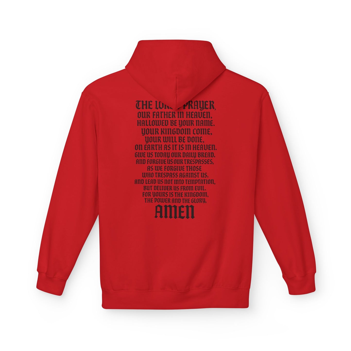 Servant of God™ Hoodie — Lord's Prayer (black text)