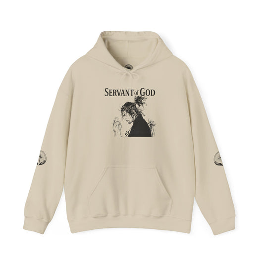 Prayer Warrior Samurai Hoodie — "Servant of God" Lord’s Prayer Design