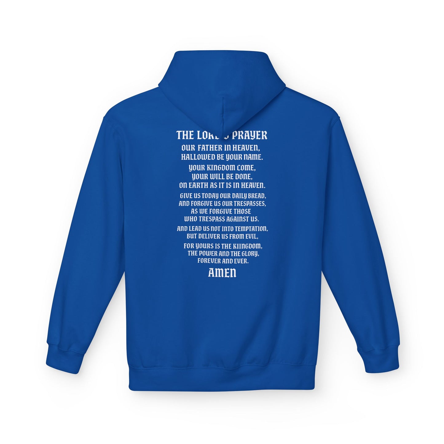 Servant of God™ Hoodie — Lord’s Prayer (white text)
