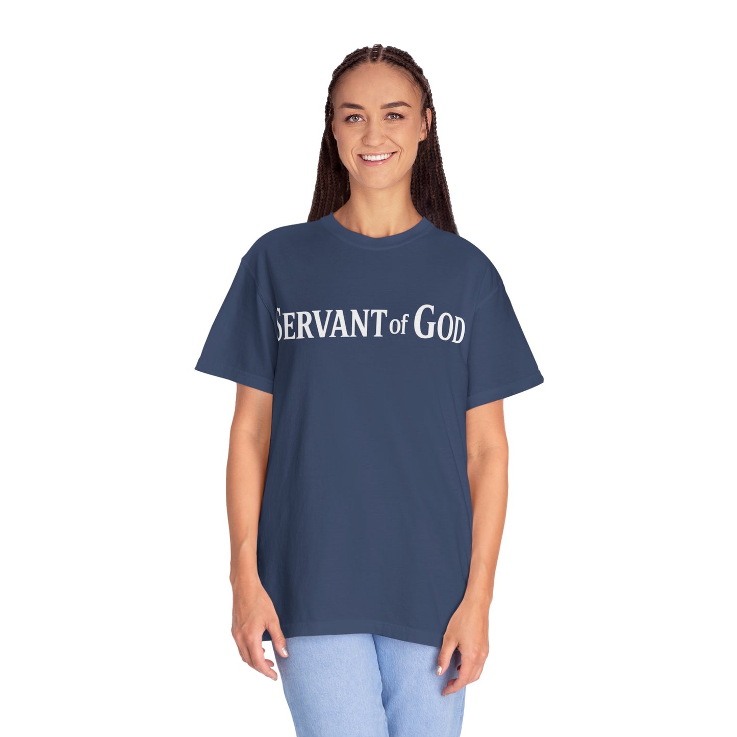 Servant of God T-Shirt — Cross & Praying Hands Faith Tee