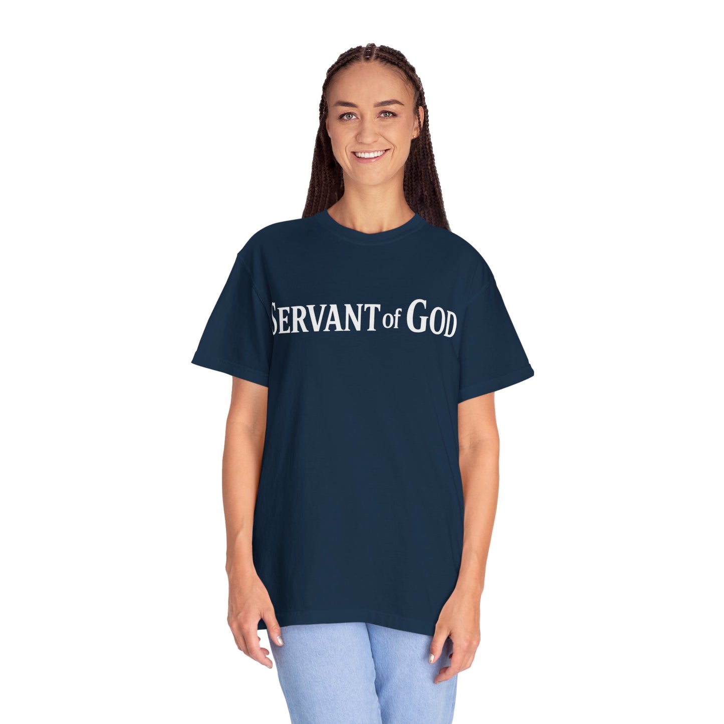 Servant of God T-Shirt — Cross & Praying Hands Faith Tee