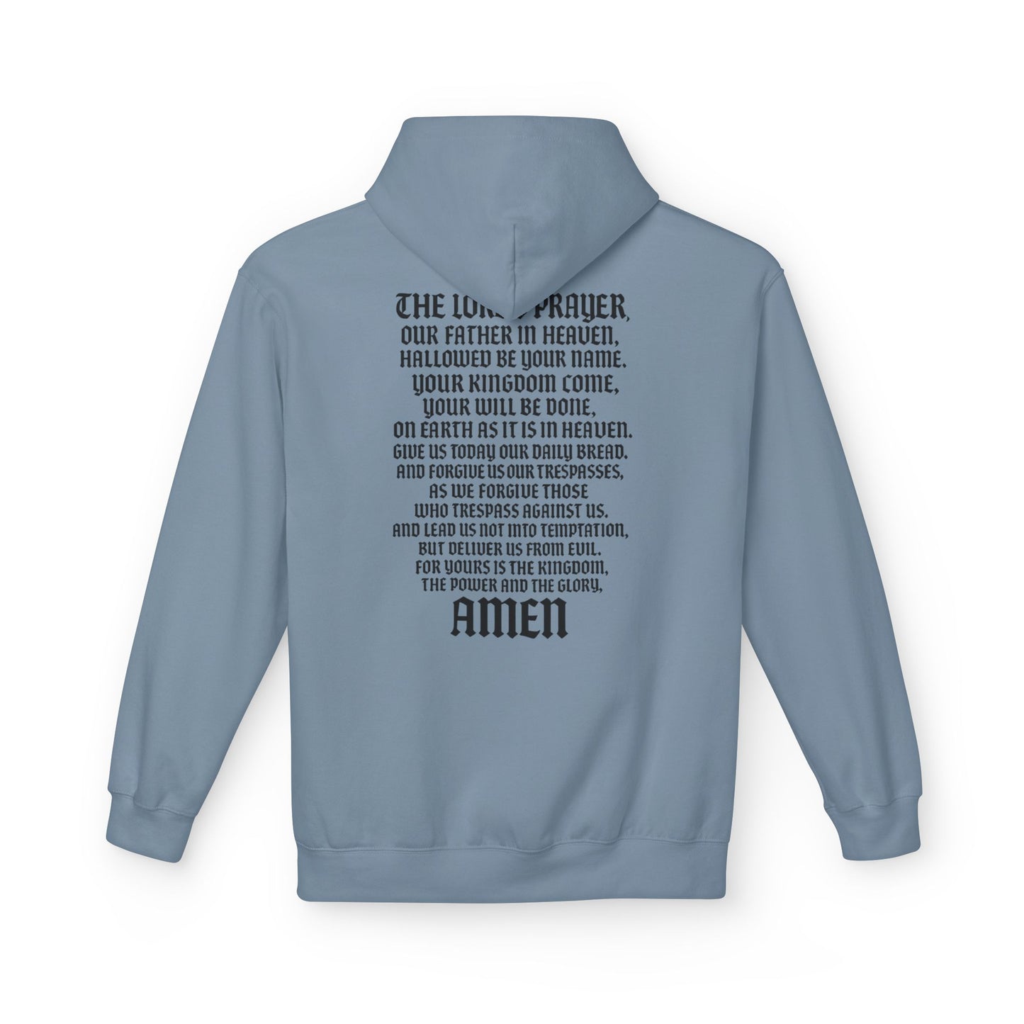 Servant of God™ Hoodie — Lord's Prayer (black text)