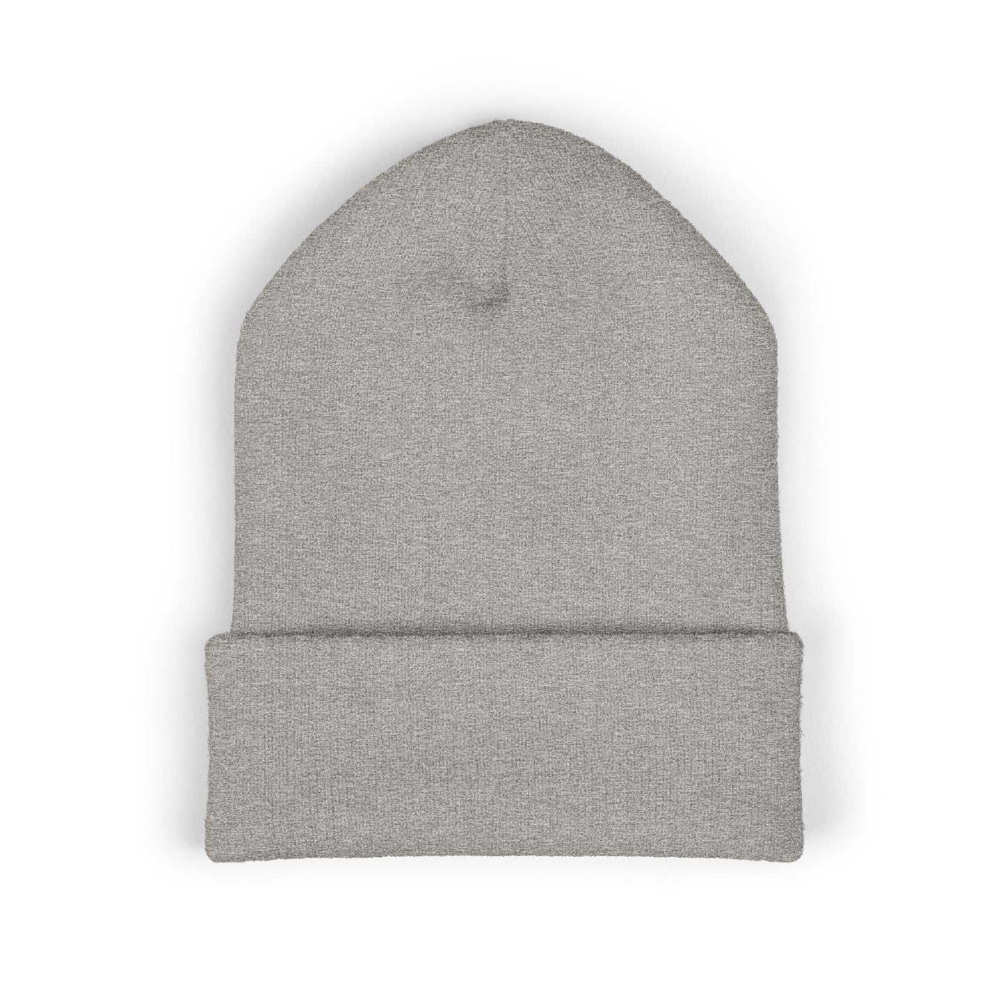 Servant of God Embroidered Beanie — Minimalist (black letters) Cuffed Knit