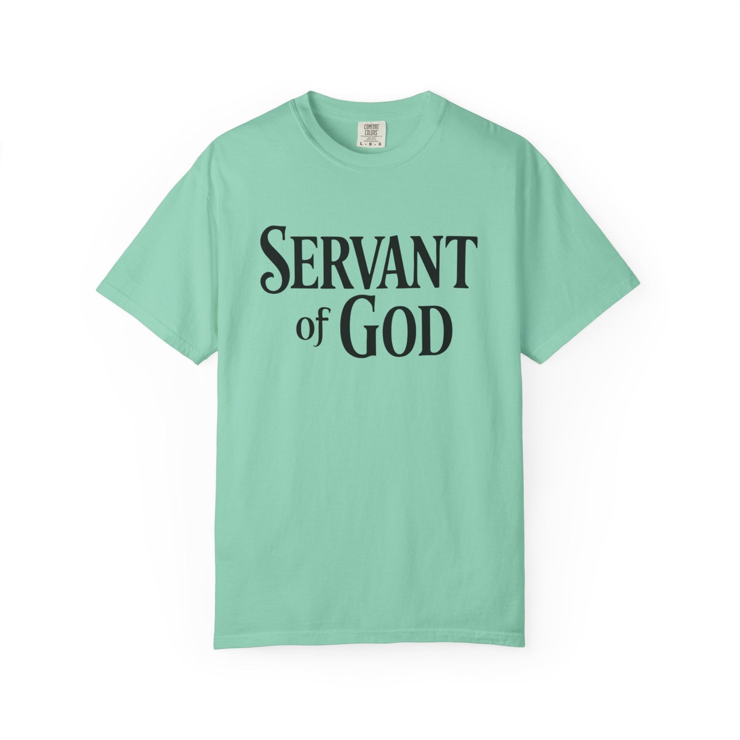 Lord’s Prayer T-Shirt — Servant of God™, Faith Tee (black text)