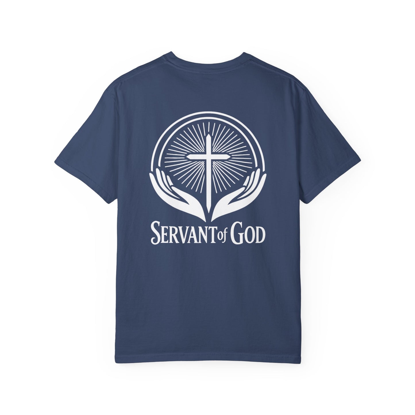 Servant of God T-Shirt — Cross & Praying Hands Faith Tee