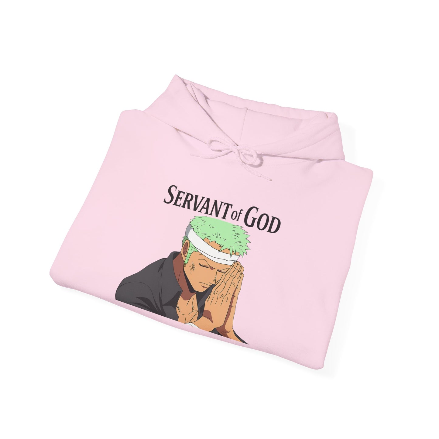Prayer Warrior Samurai Hoodie — Servant of God Anime Faith Hoodie with The Lord’s Prayer