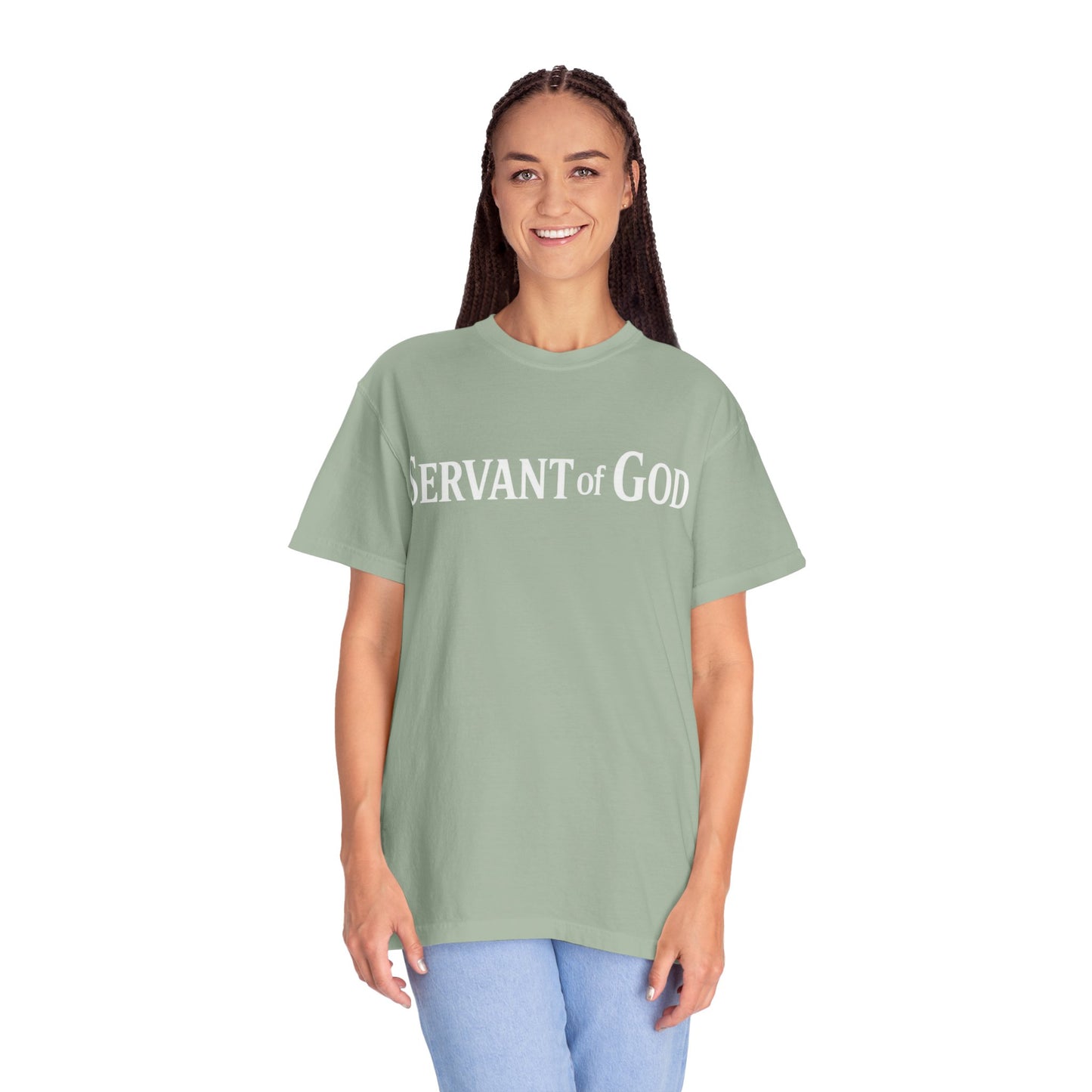 Servant of God T-Shirt — Cross & Praying Hands Faith Tee