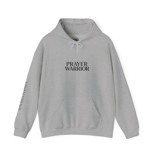 Prayer Warrior Hoodie – Ephesians 6:11 Christian Streetwear | ServantOfGod