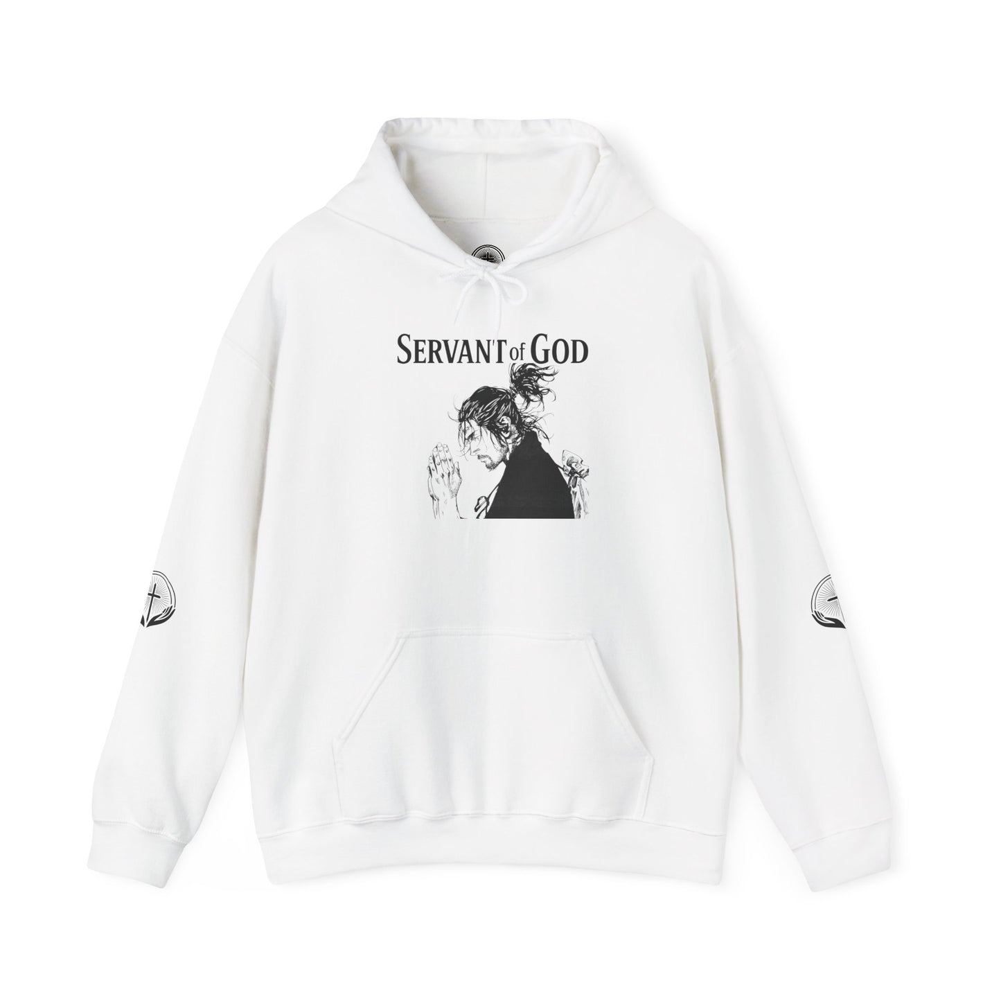 Prayer Warrior Samurai Hoodie — "Servant of God" Lord’s Prayer Design