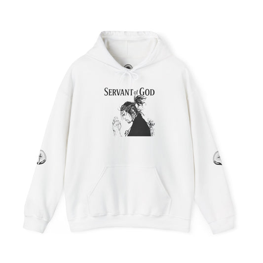 Prayer Warrior Samurai Hoodie — "Servant of God" Lord’s Prayer Design