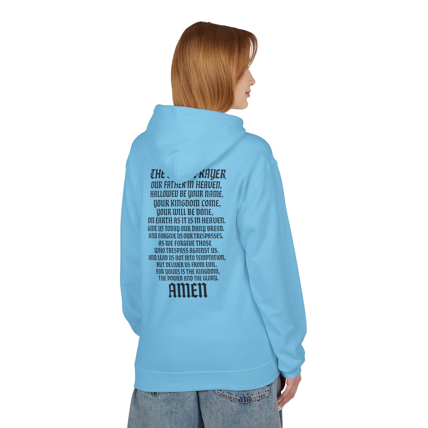 Servant of God™ Hoodie — Lord's Prayer (black text)