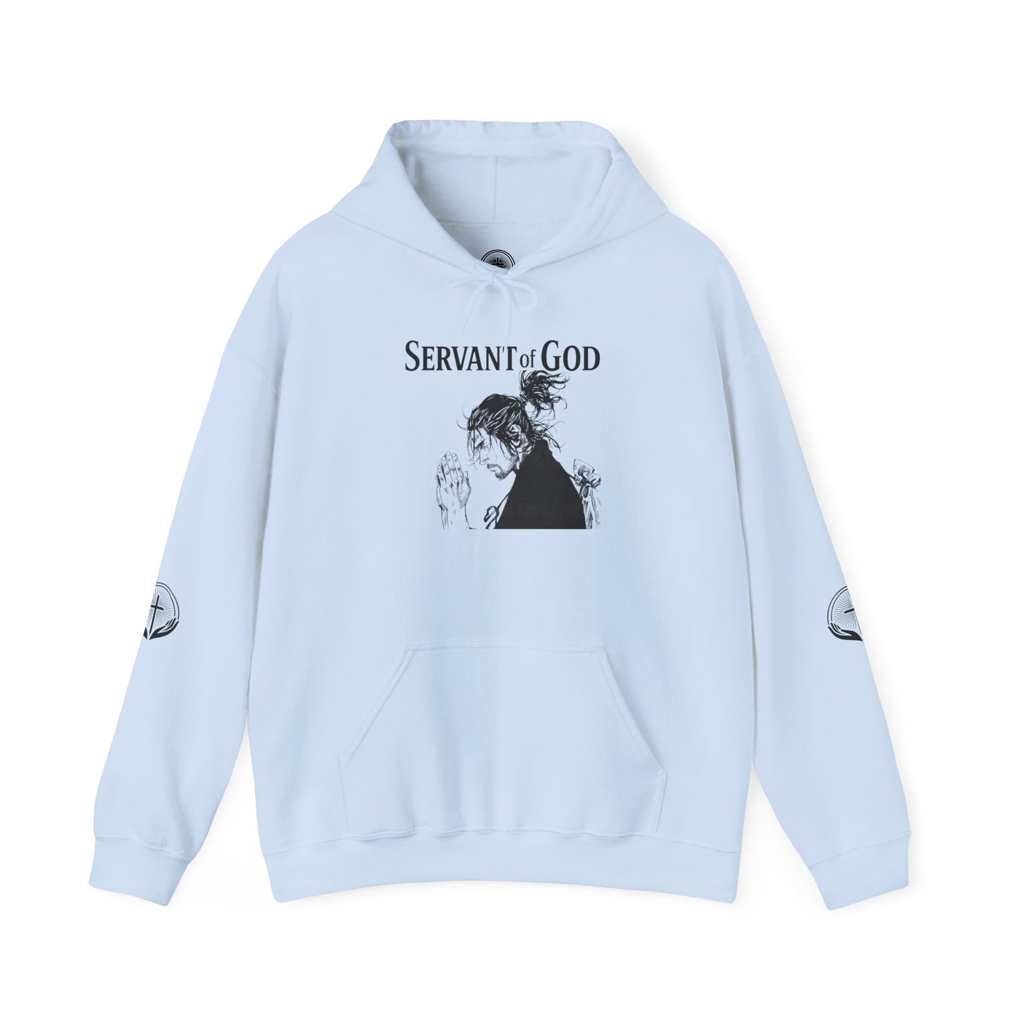Prayer Warrior Samurai Hoodie — "Servant of God" Lord’s Prayer Design
