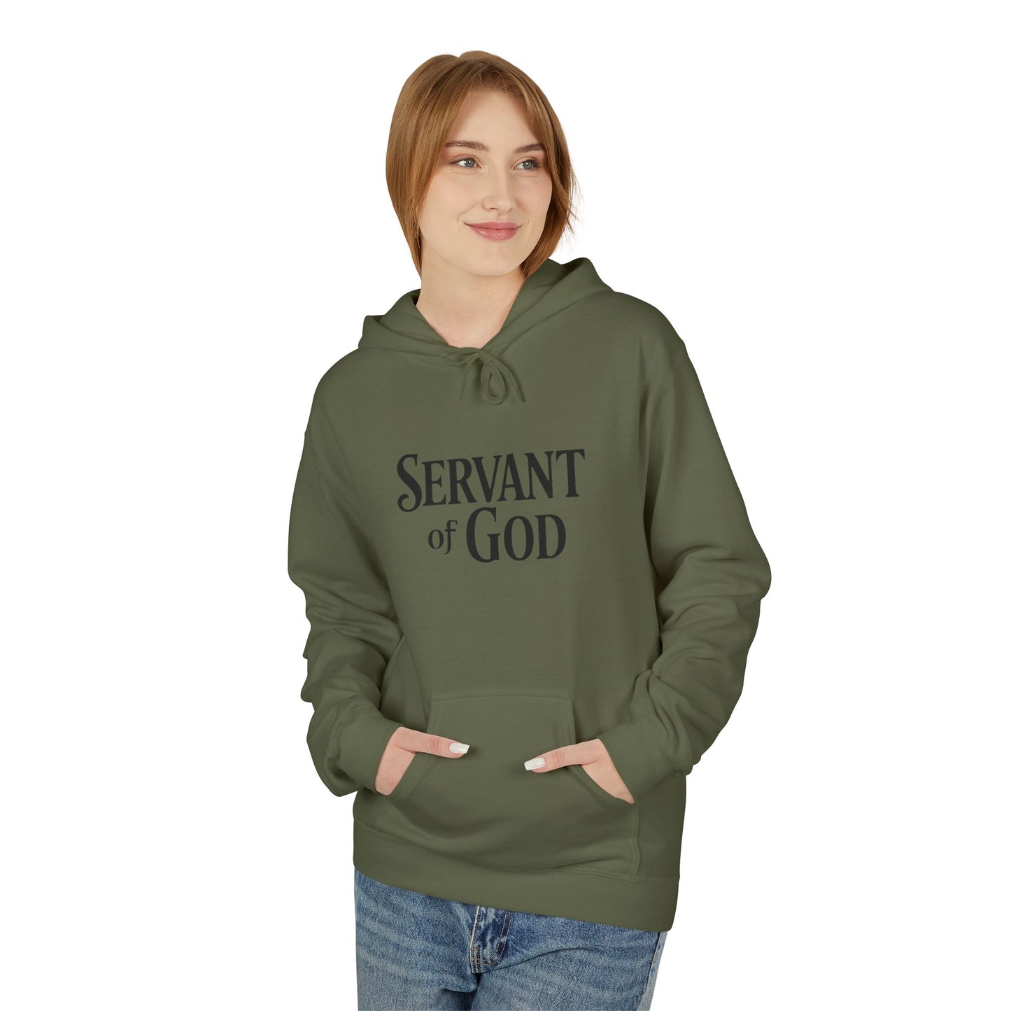 Servant of God™ Hoodie — Lord's Prayer (black text)