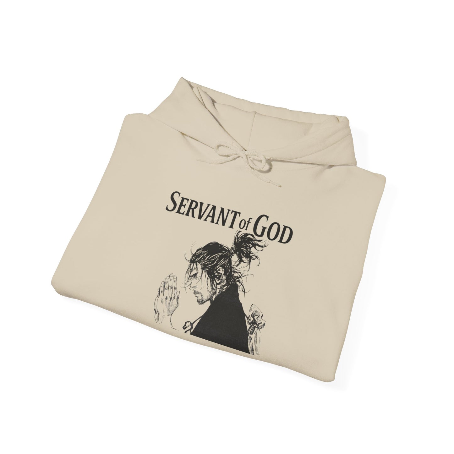 Prayer Warrior Samurai Hoodie — "Servant of God" Lord’s Prayer Design