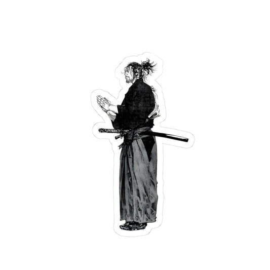 Prayer Warrior Sticker — Musashi Samurai