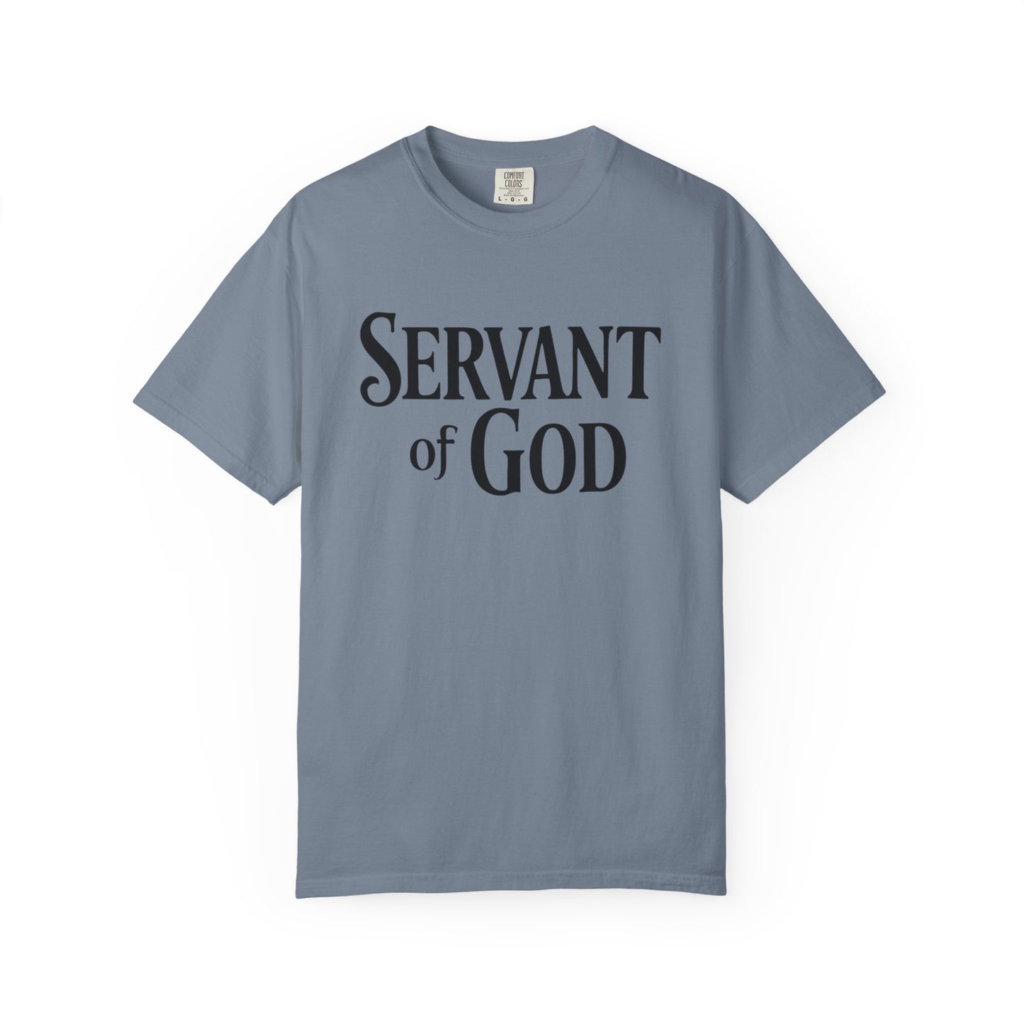 Lord’s Prayer T-Shirt — Servant of God™, Faith Tee (black text)