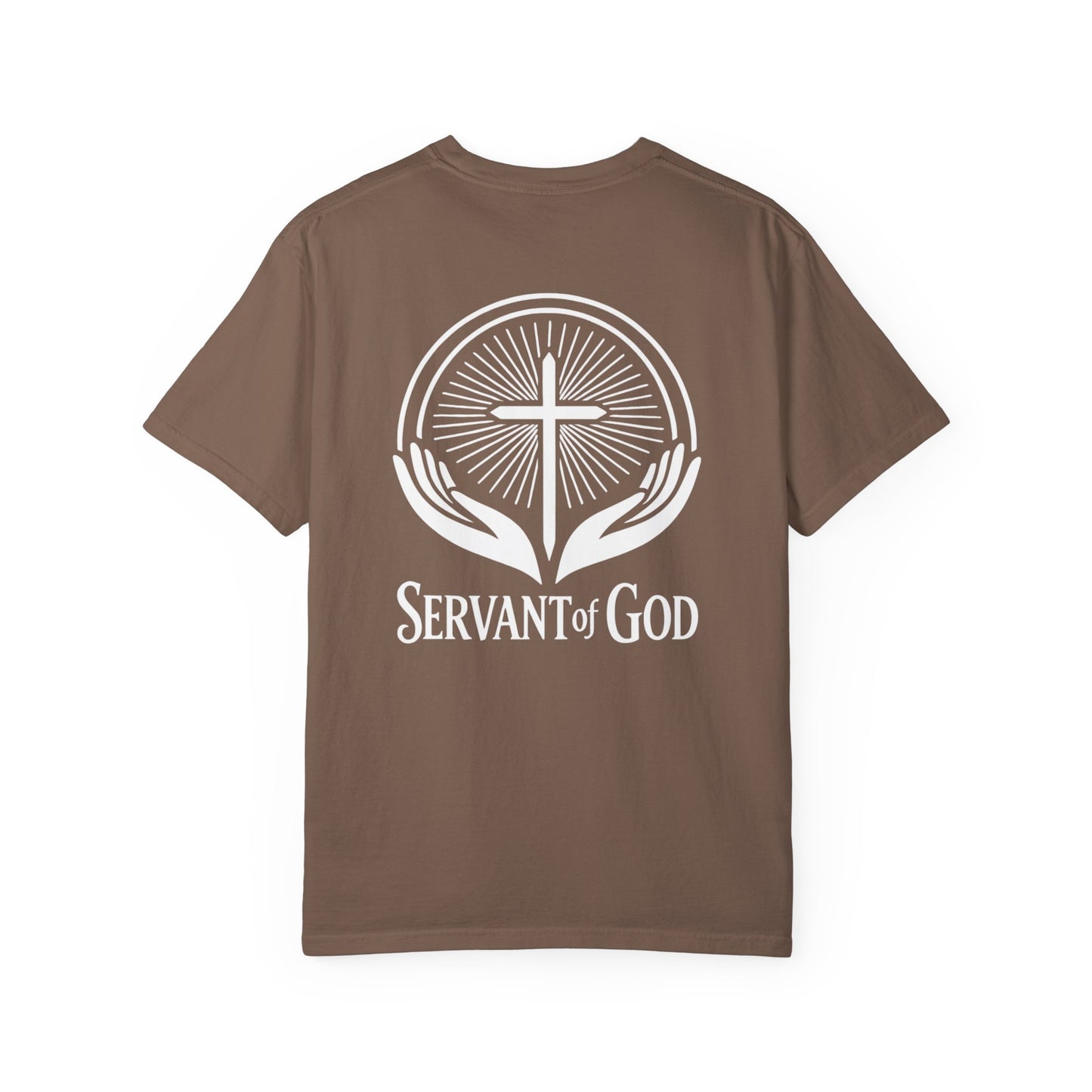 Servant of God T-Shirt — Cross & Praying Hands Faith Tee