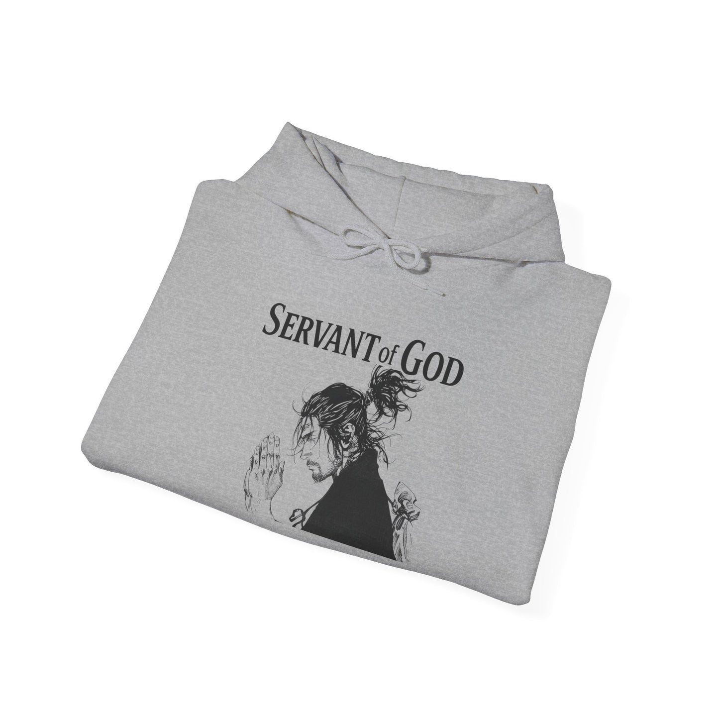 Prayer Warrior Samurai Hoodie — "Servant of God" Lord’s Prayer Design