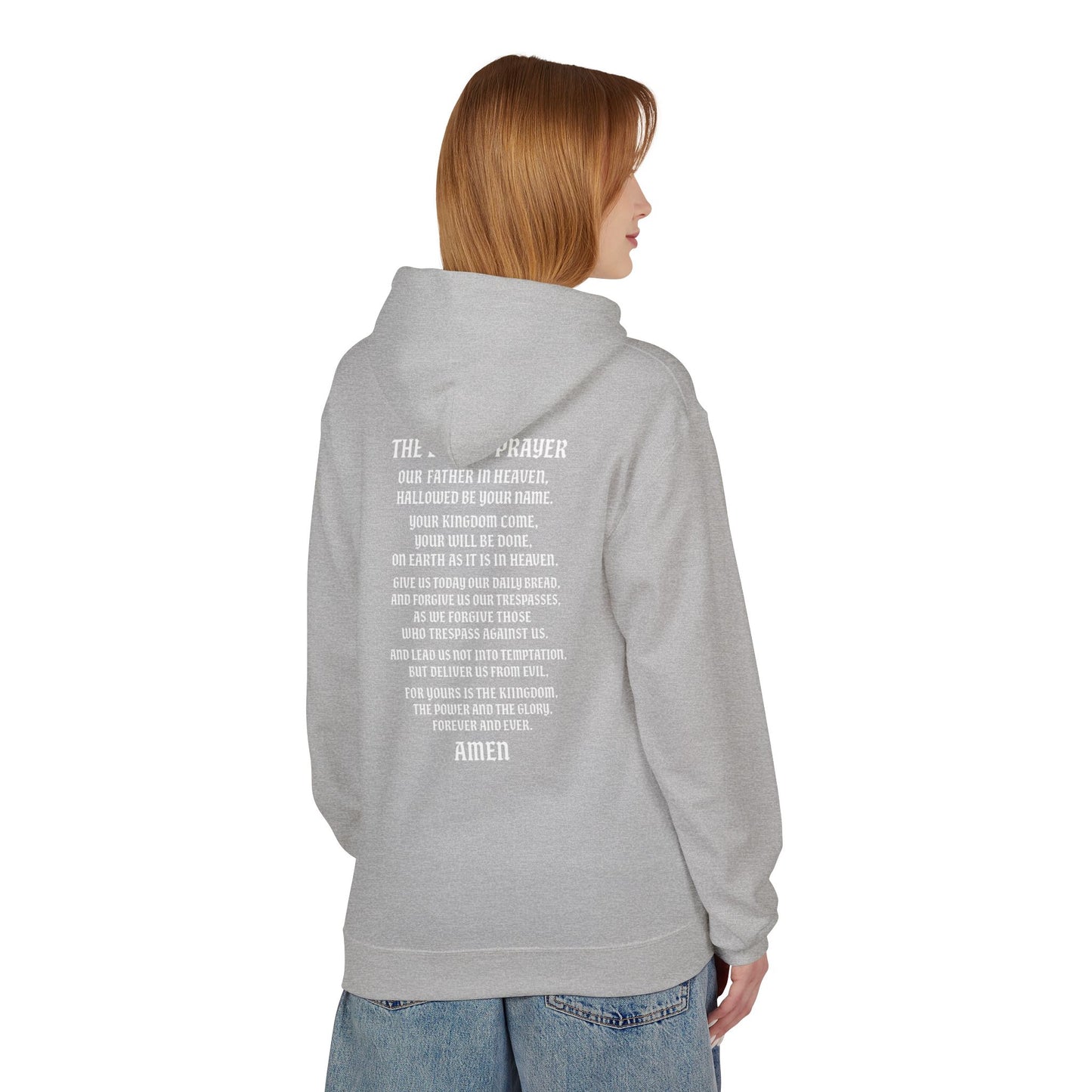 Servant of God™ Hoodie — Lord’s Prayer (white text)
