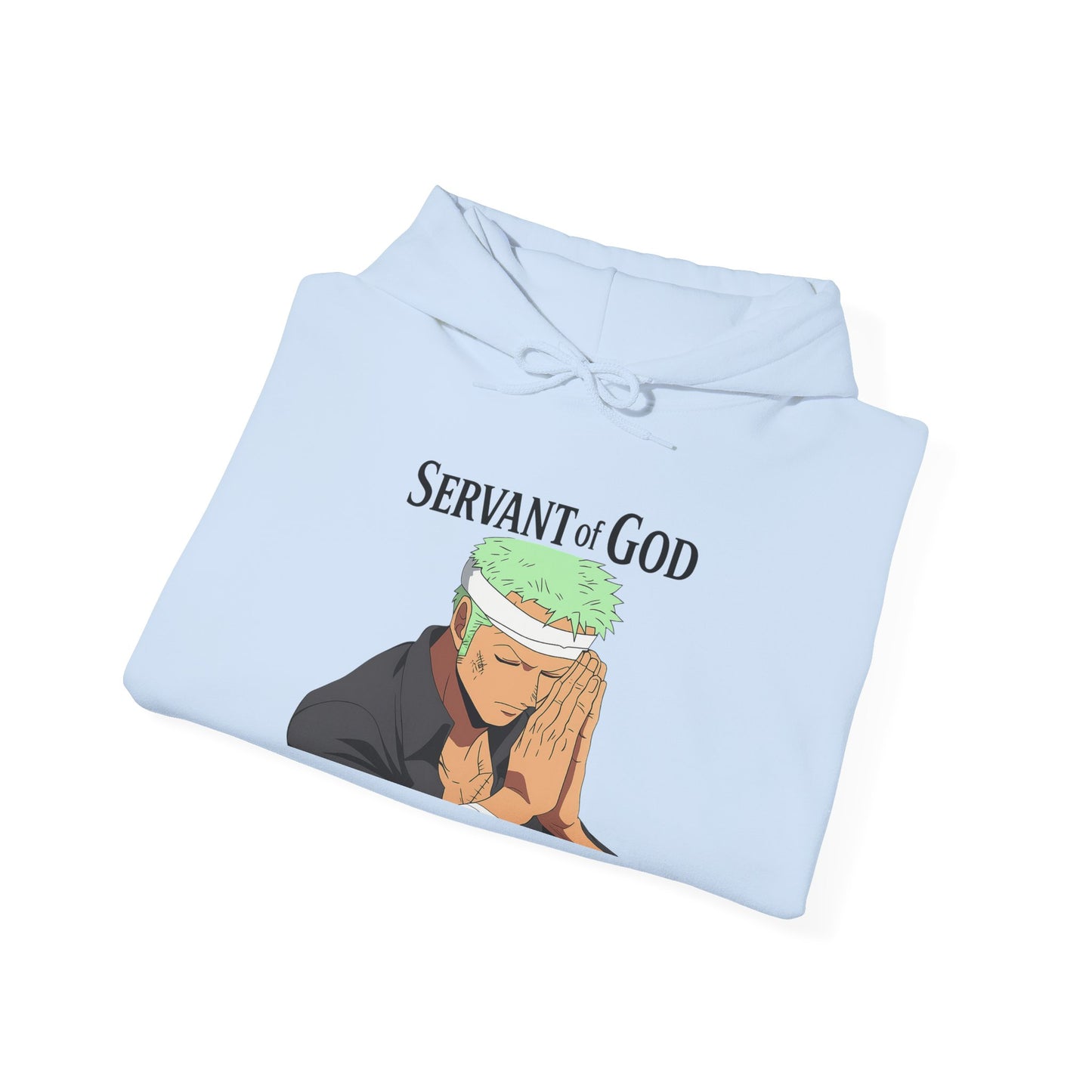 Prayer Warrior Samurai Hoodie — Servant of God Anime Faith Hoodie with The Lord’s Prayer