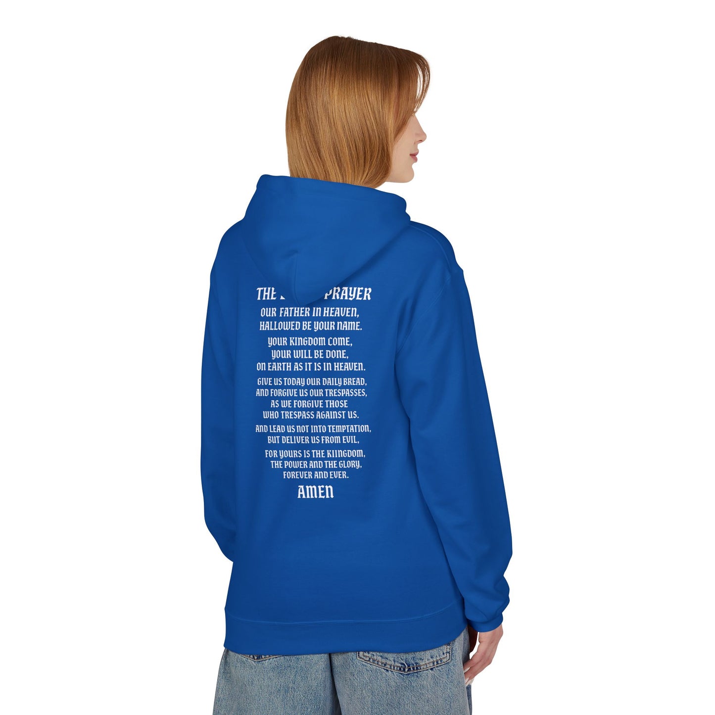 Servant of God™ Hoodie — Lord’s Prayer (white text)