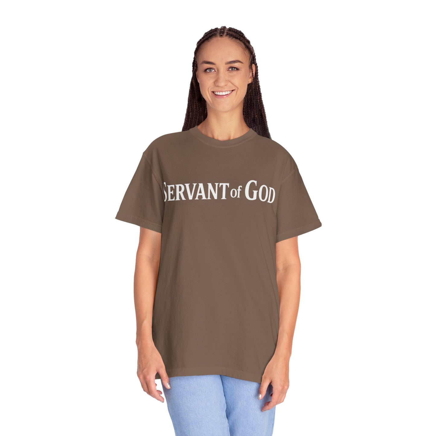 Servant of God T-Shirt — Cross & Praying Hands Faith Tee