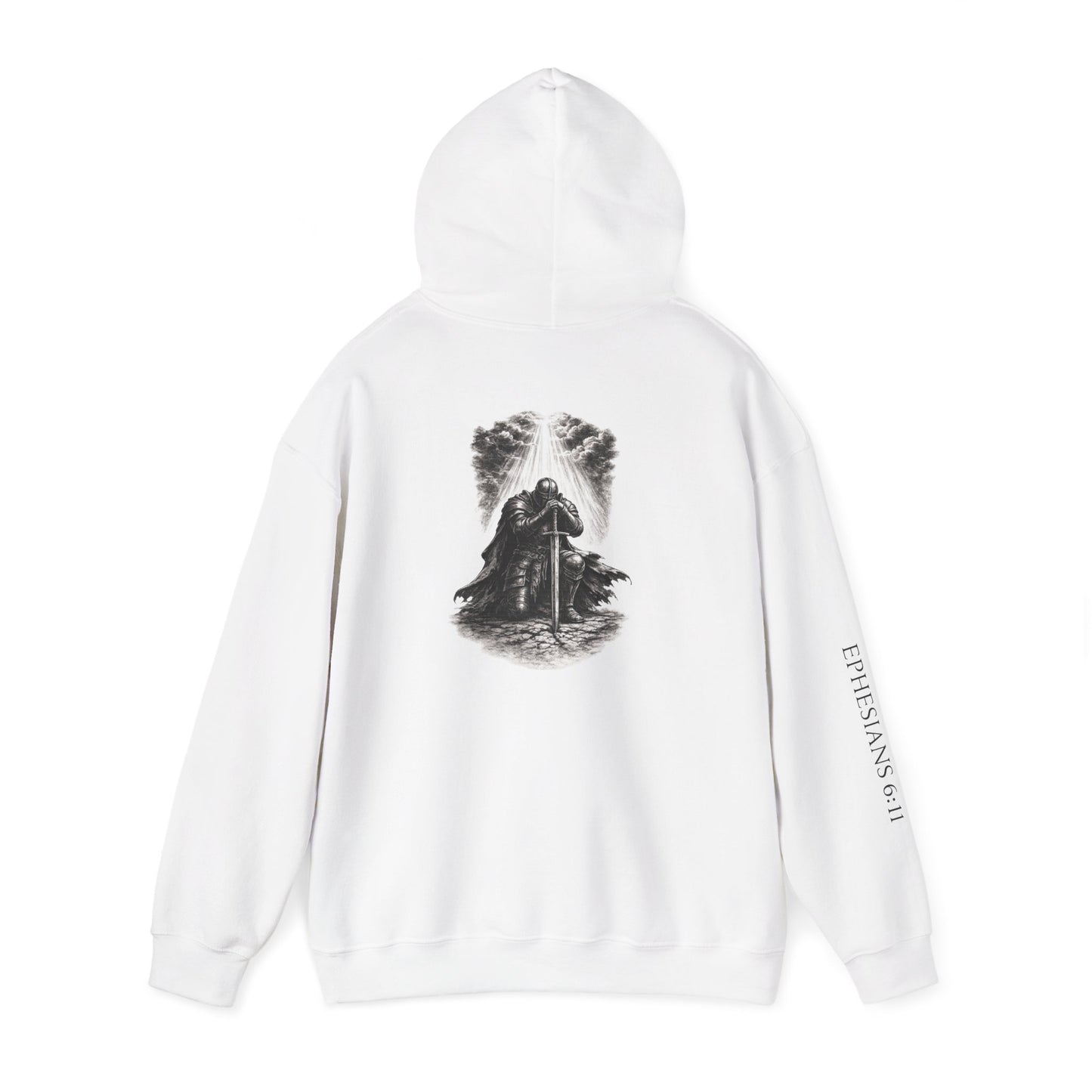 Prayer Warrior Hoodie – Ephesians 6:11 Christian Streetwear | ServantOfGod
